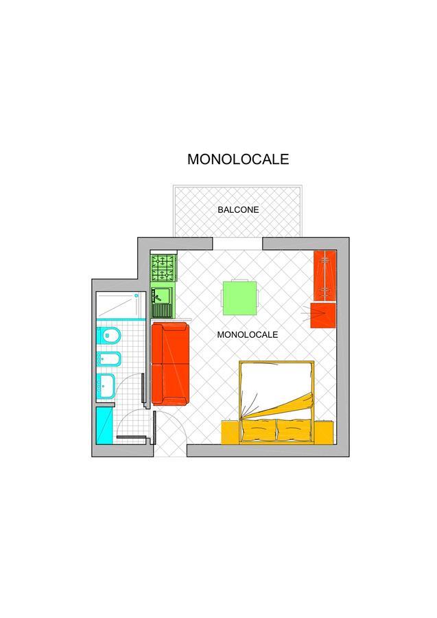 Residence Il Capodoglio Римини Экстерьер фото